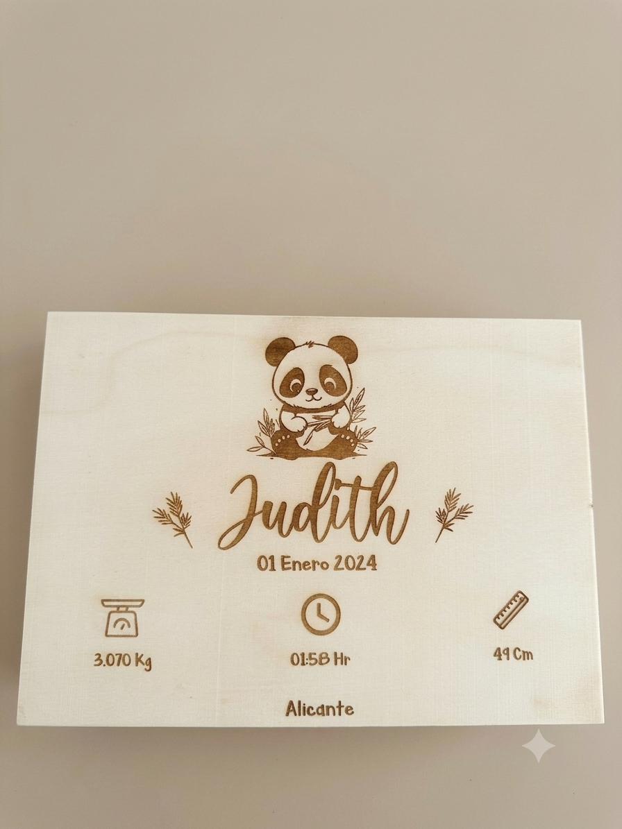 CAJA NATALICIO OSO PANDA