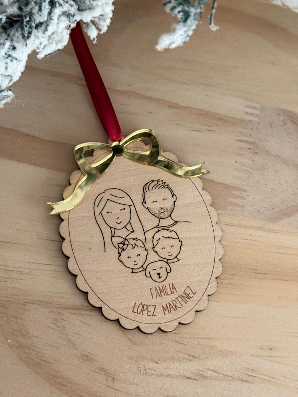 ADORNO DE NAVIDAD FAMILIA