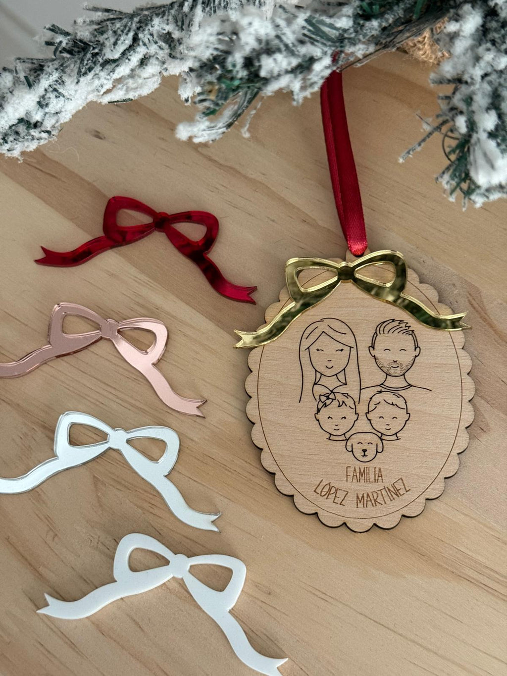 ADORNO DE NAVIDAD FAMILIA
