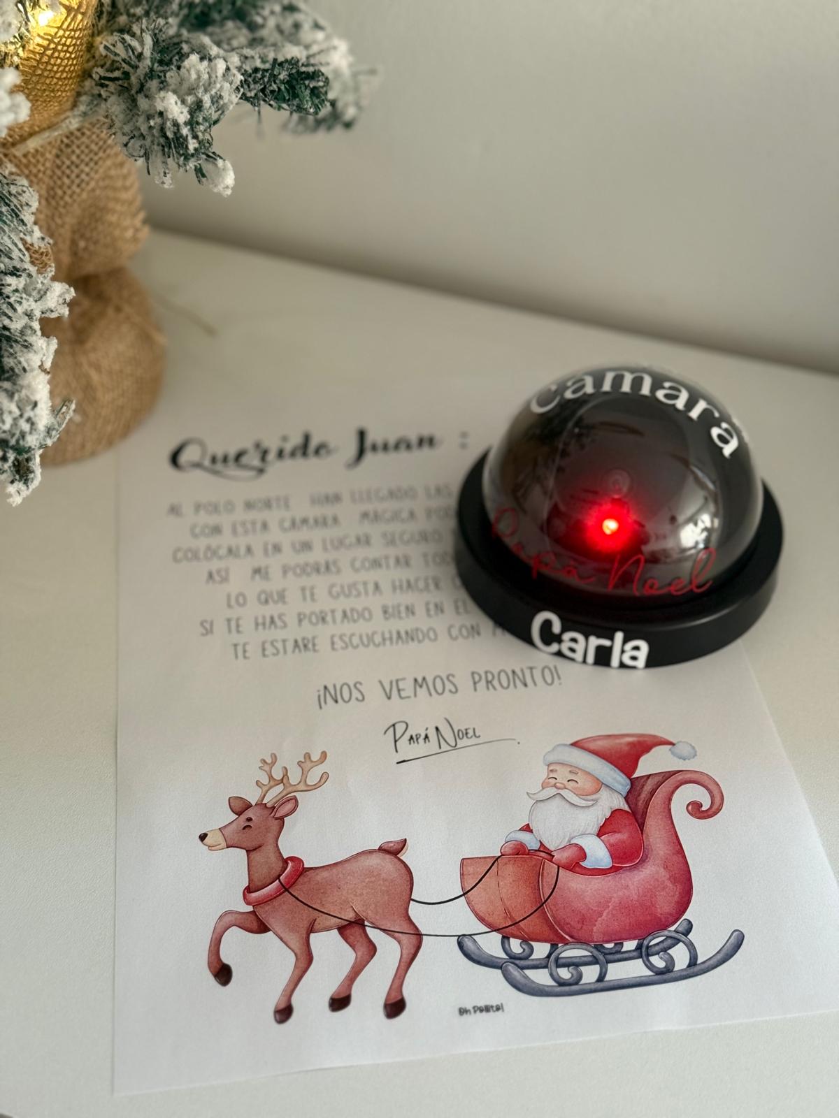 CÁMARA VIGILANCIA PAPÁ NOEL