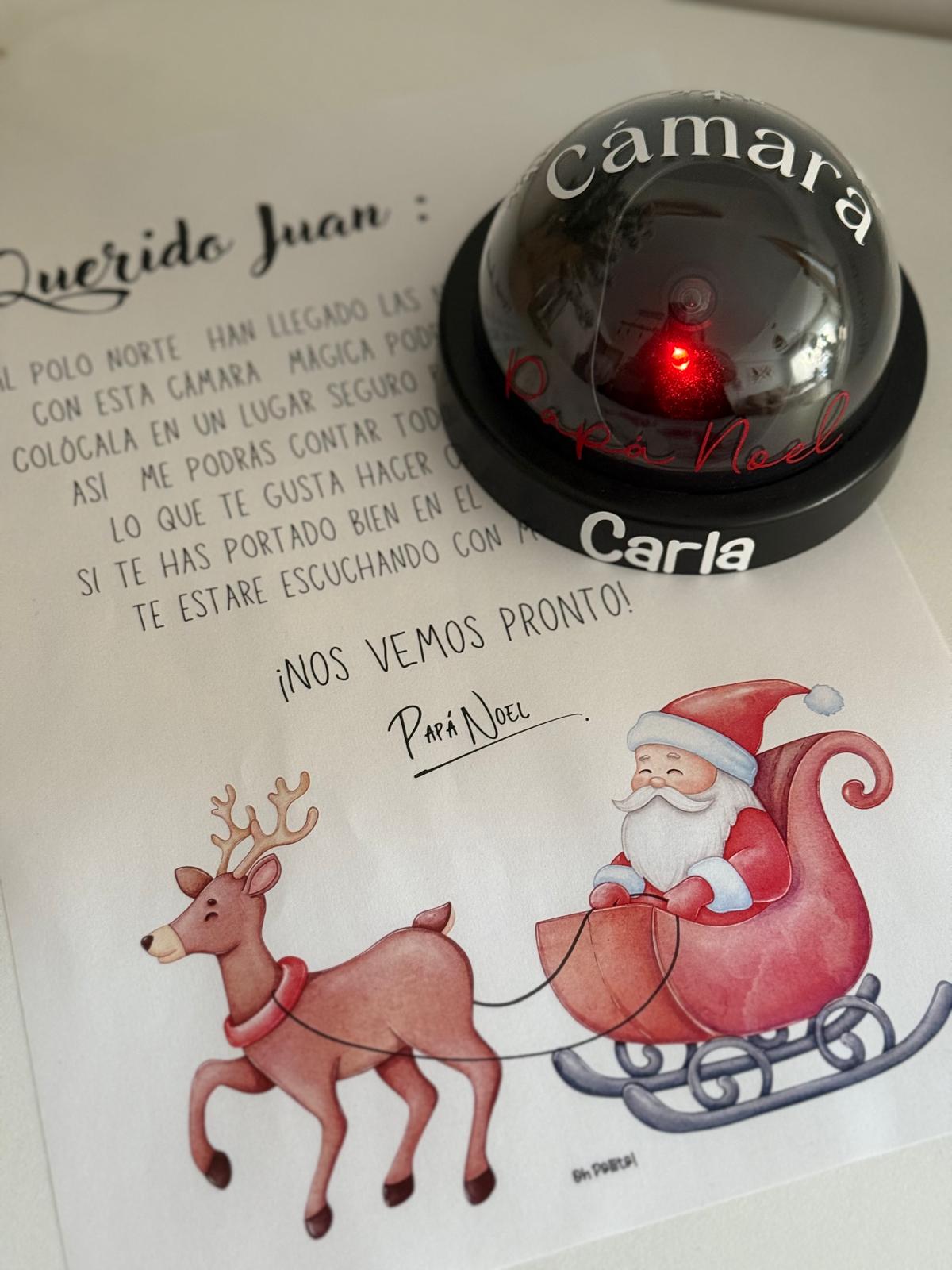 CÁMARA VIGILANCIA PAPÁ NOEL