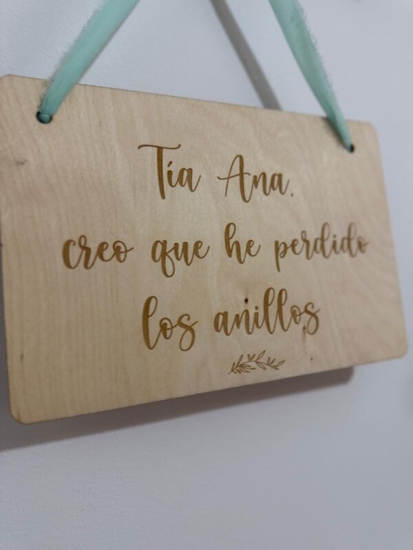 CARTEL CREO QUE HE PERDIDO LOS ANILLOS