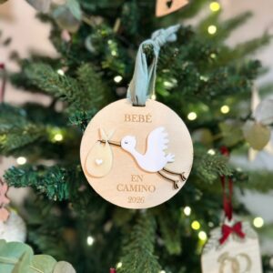 ADORNO ÁRBOL - BASTIDOR BEBÉ EN CAMINO