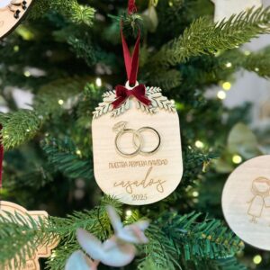 ADORNO ÁRBOL - PRIMERA NAVIDAD CASADOS